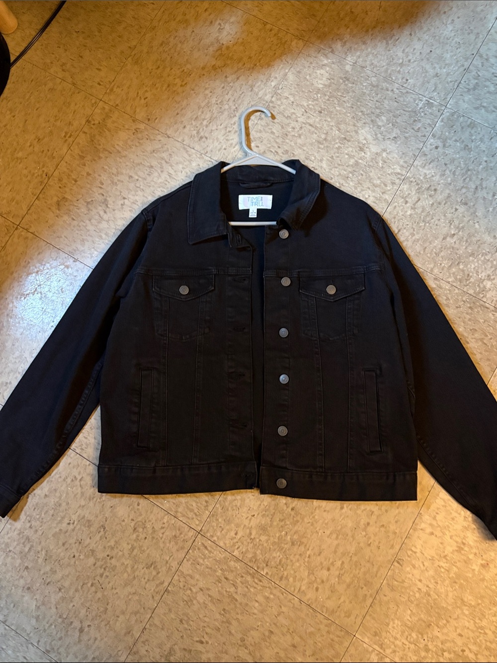 Womens Black Denim Jacket - Unbranded